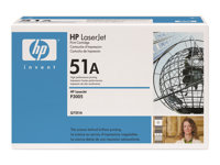 HP 51A - Negro - original - LaserJet - cartucho de tóner (Q7551A) - para LaserJet M3027, M3027x, M3035, M3035xs, P3005, P3005d, P3005dn, P3005n, P3005x Q7551A