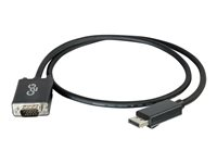 C2G DisplayPort Male to VGA Male Adapter Cable - Cable DisplayPort - DisplayPort (M) a HD-15 (VGA) (M) - 3 m - negro 84333