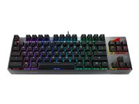 ASUS ROG Strix Scope NX TKL - Teclado - retroiluminación - USB - QWERTY - español - interruptor: ROG NX - gris, negro 90MP01N6-BKSA00