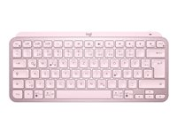 Logitech MX Keys Mini - Teclado - retroiluminación - Bluetooth - QWERTZ - alemán - rosa 920-010481