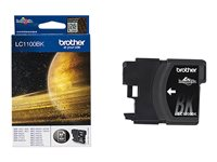 Brother LC1100BK - Negro - original - cartucho de tinta - para Brother DCP-185, 385, 395, 585, J715, MFC-490, 5490, 5890, 5895, 6890, 790, 795, 990, J615 LC1100BK