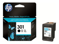 HP 301 - 3 ml - negro - original - cartucho de tinta - para Deskjet 1050A J410, 1051A J410, 10XX, 10XX J410, 15XX, 2000, 2050 J510, 2050A J510 CH561EE#ABE