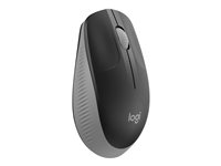 Logitech M190 - Ratón - óptico - 3 botones - inalámbrico - receptor inalámbrico USB - gris medio 910-005906