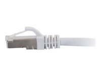 C2G Cat5e Booted Shielded (STP) Network Patch Cable - Cable de interconexión - RJ-45 (M) a RJ-45 (M) - 30 m - STP - CAT 5e - moldeado - blanco 83889