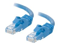 C2G Cat6 Booted Unshielded (UTP) Network Patch Cable - Cable de interconexión - RJ-45 (M) a RJ-45 (M) - 20 m - UTP - CAT 6 - moldeado, sin enganches, trenzado - azul 83394