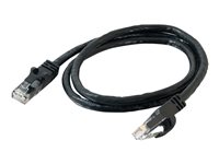 C2G Cat6 Booted Unshielded (UTP) Network Patch Cable - Cable de interconexión - RJ-45 (M) a RJ-45 (M) - 20 m - UTP - CAT 6 - moldeado, sin enganches, trenzado - negro 83414