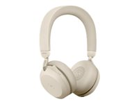 Jabra Evolve2 75 - Auricular - en oreja - Bluetooth - inalámbrico, cableado - cancelación de sonido activo - USB-C - aislamiento de ruido - beige - Certificado para Equipos de Microsoft 27599-999-898