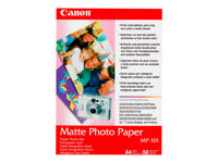 Canon MP-101 - Mate - A4 (210 x 297 mm) 50 hoja(s) papel fotográfico brillante - para PIXMA iP90, iX7000, MG8250, MP490, MP510, MP550, MP560, MP960, MX330, PRO-1, PRO-10, 100 7981A005