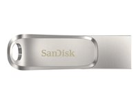 SanDisk Ultra Dual Drive Luxe - Unidad flash USB - 64 GB - USB 3.1 Gen 1 / USB-C SDDDC4-064G-G46