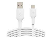 Belkin BOOST CHARGE - Cable USB - USB-C (M) a USB (M) - 2 m - blanco CAB001BT2MWH