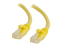C2G - Cable de interconexión - RJ-45 (M) a RJ-45 (M) - 1.5 m - UTP - CAT 6 - atornillado, sin enganches - amarillo 82479
