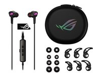 ASUS ROG Cetra II - Auriculares internos con micro - en oreja - cableado - cancelación de sonido activo - USB-C - negro 90YH02S0-B2UA00