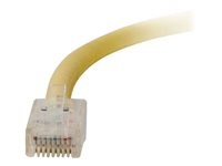 C2G Cat5e Non-Booted Unshielded (UTP) Network Patch Cable - Cable de interconexión - RJ-45 (M) a RJ-45 (M) - 2 m - UTP - CAT 5e - trenzado, uniboot - amarillo 83103