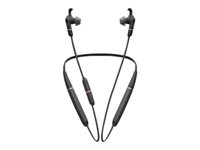 Jabra Evolve 65e MS - Auriculares internos con micro - en oreja - montaje detrás del cuello - Bluetooth - inalámbrico - USB - aislamiento de ruido 6599-623-109