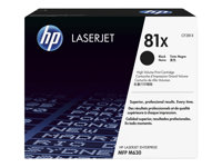 HP 81X - Alto rendimiento - negro - original - LaserJet - cartucho de tóner (CF281X) - para LaserJet Enterprise MFP M630; LaserJet Enterprise Flow MFP M630 CF281X