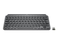 Logitech MX Keys Mini for Business - Teclado - retroiluminación - inalámbrico - Bluetooth LE - QWERTY - Español - Europa - grafito 920-010603