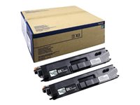 Brother TN900BK - Paquete de 2 - negro - original - cartucho de tóner - para Brother HL-L9200CDWT, HL-L9300CDWT, HL-L9300CDWTT, MFC-L9550CDW, MFC-L9550CDWT TN900BKTWIN