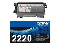 Brother TN2220 - Negro - original - cartucho de tóner - para Brother DCP-7060, 7065, 7070, HL-2220, 2240, 2250, 2270, MFC-7360, 7460, 7860; FAX-2840 TN2220