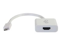 C2G USB 3.1 USB C to HDMI Audio/Video Adapter - USB Type C to HDMI White - Adaptador de vídeo externo - USB 3.1 - HDMI - blanco 80516