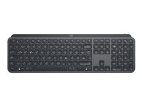 Logitech MX Keys - Teclado - retroiluminación - Bluetooth, 2.4 GHz - QWERTZ - alemán - grafito 920-009404