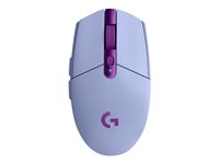 Logitech G G305 - Ratón - óptico - 6 botones - inalámbrico - LIGHTSPEED - receptor inalámbrico USB - lila 910-006022