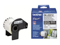 Brother DK-22212 - Adhesivo permanente - blanco - Rollo (6,2 cm x 15,2 m) cinta - para Brother QL-1050, 1060, 500, 550, 560, 570, 580, 600, 650, 700, 710, 720, 820 DK22212