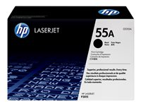 HP 55A - Negro - original - LaserJet - cartucho de tóner (CE255A) - para LaserJet Enterprise MFP M525, P3015; LaserJet Enterprise Flow MFP M525 CE255A