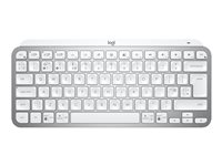 Logitech MX Keys Mini for Business - Teclado - retroiluminación - inalámbrico - Bluetooth LE - QWERTY - Inglés internacional - gris pálido 920-010609