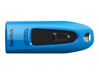 SanDisk Ultra - Unidad flash USB - 64 GB - USB 3.0 - azul, rojo (paquete de 2) SDCZ48-064G-G46BR2