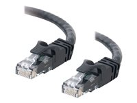 C2G Cat6 Booted Unshielded (UTP) Crossover Patch Cable - Cable cruzado - RJ-45 (M) a RJ-45 (M) - 5 m - UTP - CAT 6 - moldeado, sin enganches, trenzado - negro 83544