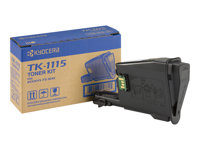 Kyocera TK 1115 - Negro - original - caja - cartucho de tóner - para Kyocera FS-1220MFP, FS-1220MFP/KL3, FS-1320MFP, FS-1320MFP/KL3; FS-1041, 1041/KL3 1T02M50NL1