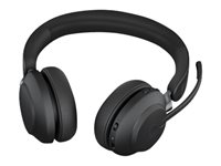 Jabra Evolve2 65 UC Stereo - Auricular - en oreja - Bluetooth - inalámbrico - USB-A - aislamiento de ruido - negro 26599-989-999