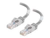 C2G Cat6 Booted Unshielded (UTP) Crossover Patch Cable - Cable cruzado - RJ-45 (M) a RJ-45 (M) - 3 m - UTP - CAT 6 - moldeado, sin enganches, trenzado - gris 83509