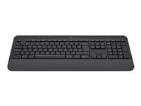 Logitech Signature K650 - Teclado - inalámbrico - Bluetooth 5.1 - AZERTY - alemán - grafito 920-010920