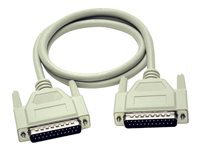 C2G - Cable serie / paralelo - DB-25 (M) a DB-25 (M) - 5 m - moldeado, tornillos de mariposa 81390