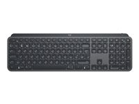 Logitech MX Keys - Teclado - retroiluminación - Bluetooth, 2.4 GHz - QWERTY - italiano - grafito 920-010247