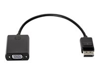 HP DisplayPort to VGA Adapter - Vídeo conversor - DisplayPort - VGA - para HP Z1 G8, Z2 G8; Desktop Pro 300 G6; EliteDesk 800 G8; EliteOne 800 G8; ProDesk 405 G6 F7W97AA