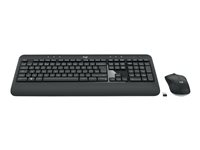 Logitech MK540 Advanced - Juego de teclado y ratón - inalámbrico - 2.4 GHz - QWERTY - español 920-008680