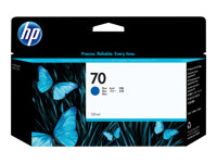 HP 70 - 130 ml - azul - original - DesignJet - cartucho de tinta - para DesignJet Z3100, Z3100 GP, Z3100ps GP, Z3200, Z3200ps C9458A