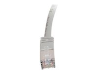 C2G Cat5e Booted Shielded (STP) Network Patch Cable - Cable de interconexión - RJ-45 (M) a RJ-45 (M) - 50 m - STP - CAT 5e - moldeado - gris 83759