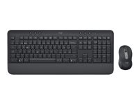 Logitech Signature MK650 for Business - Juego de teclado y ratón - inalámbrico - 2.4 GHz, Bluetooth LE - QWERTZ - alemán - grafito 920-010994