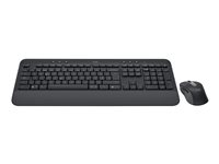 Logitech Signature MK650 Combo for Business - Juego de teclado y ratón - inalámbrico - 2.4 GHz, Bluetooth LE - QWERTY - Internacional de EE. UU. - grafito 920-011004