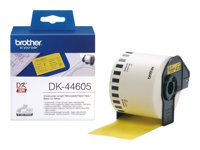 Brother DK44605 - Adhesivo extraíble - amarillo - Rodillo (6,2 cm x 30,5 m) 1 bobina(s) etiquetas - para Brother QL-1050, 1060, 500, 550, 560, 570, 580, 650, 700, 710, 720 DK44605