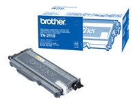 Brother TN2110 - Negro - original - cartucho de tóner - para Brother DCP-7030, 7040, 7045, HL-2140, 2150, 2170, MFC-7320, 7440, 7840; Justio DCP-7040 TN2110