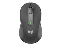 Logitech Signature M650 - Ratón - óptico - 5 botones - inalámbrico - Bluetooth, 2.4 GHz - receptor de USB Logitech Logi Bolt - grafito 910-006253