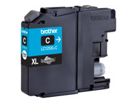 Brother LC125XLC - Súper Alto Rendimiento - cián - original - blíster - cartucho de tinta - para Brother DCP-J4110DW, MFC-J4410DW, MFC-J4510DW, MFC-J6520DW, MFC-J6720DW, MFC-J6920DW LC125XLCBP