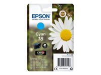 Epson 18 - 3.3 ml - cián - original - cartucho de tinta - para Expression Home XP-212, 215, 225, 312, 315, 322, 325, 412, 415, 422, 425 C13T18024012