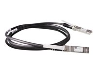 HPE X240 Direct Attach Cable - Cable de red - SFP+ a SFP+ - 3 m - para HPE 10XXX, 12XXX, 5120, 5500, 59XX, 75XX; FlexFabric 1.92, 11908; Modular Smart Array 1040 JD097C