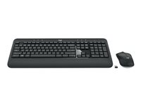 Logitech MK540 Advanced - Juego de teclado y ratón - inalámbrico - 2.4 GHz - esloveno - gris oscuro 920-008692