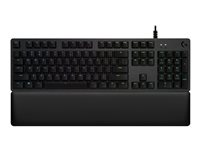 Logitech Gaming G513 - Teclado - retroiluminación - USB - QWERTY - español - interruptor: GX Brown Tactile - carbón 920-009323